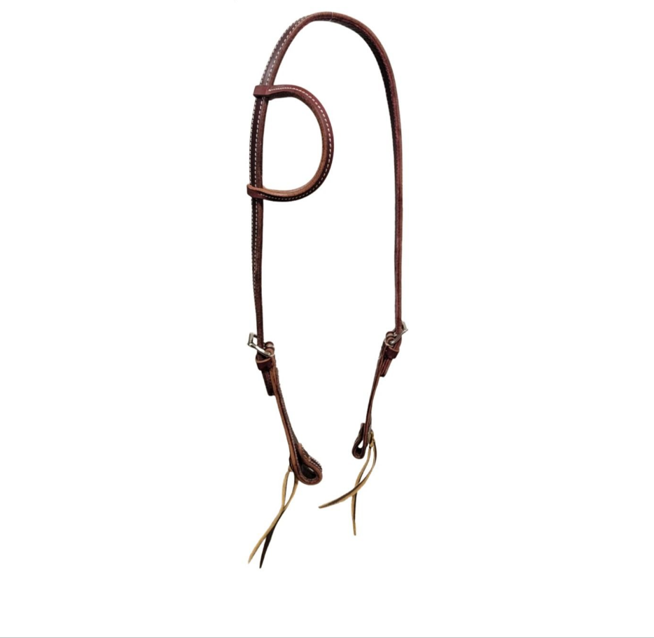 Dale Rodrigez Double Buckle One Ear Headstall (12-9002)