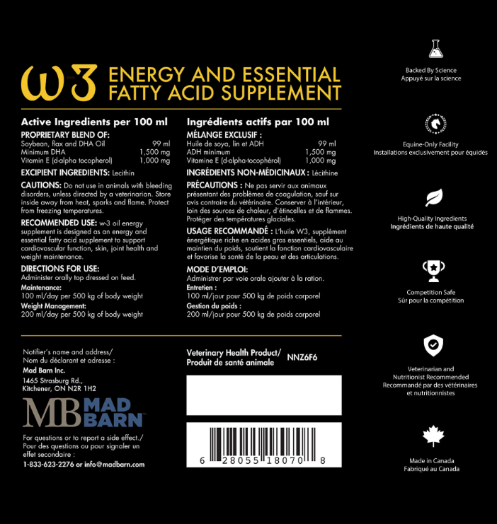 Mad Barn W-3 Oil 5 L