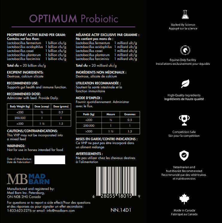 Mad Barn Optimum Probiotic
