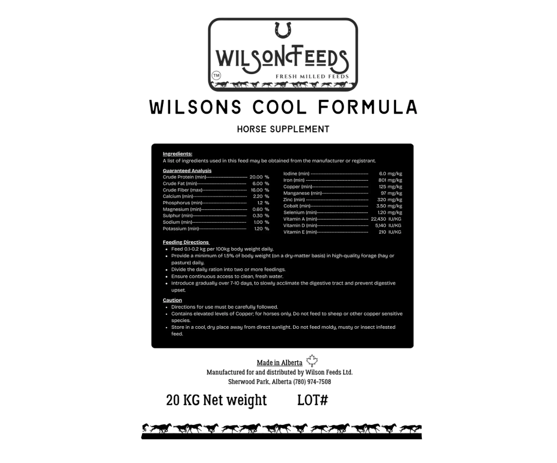 Wilson Feeds - Cool Formula