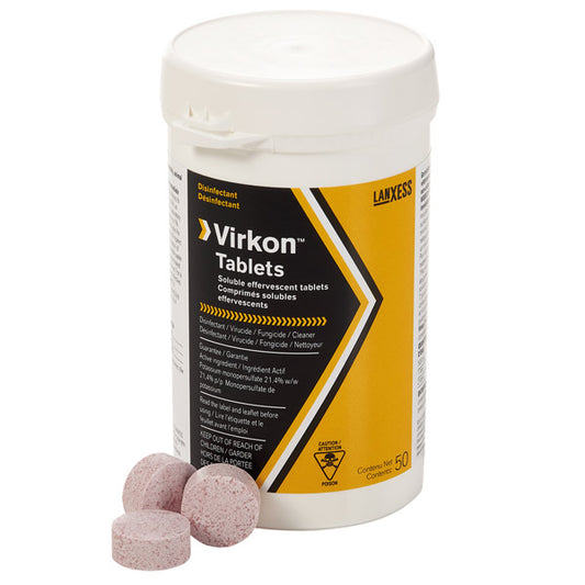 Virkon Tablets 50 count