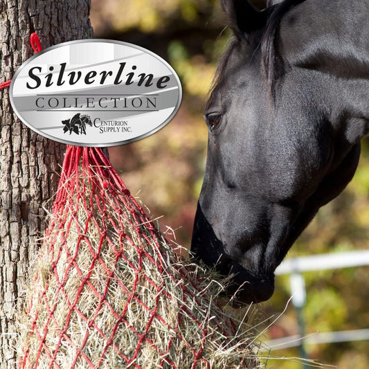 Silverline 42 inch Slow Feed Hay Net with 2" Holes - Red