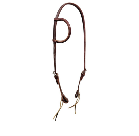 Dale Rodrigez Double Buckle One Ear Headstall (12-9002)