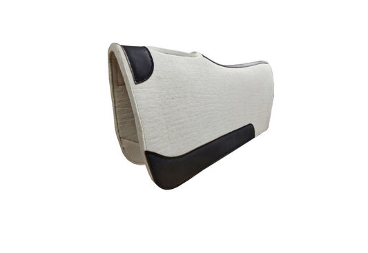 Premium Contoured Saddle Pad with Wear Leathers (14-102)