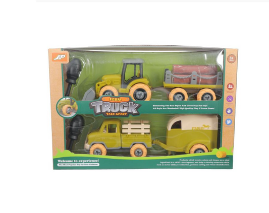 Farm Toys - DIY Sets - Truck and Tractor Set