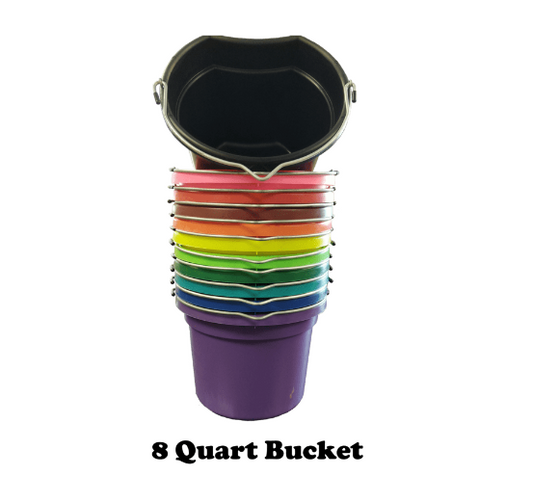 8 Qt Flat Back Bucket
