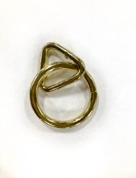 Brass Loose Loop n Ring - 2"