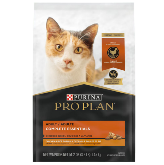 Purina Pro Plan - Cat Adult - Shredded Chicken & Rice Probiotic Food