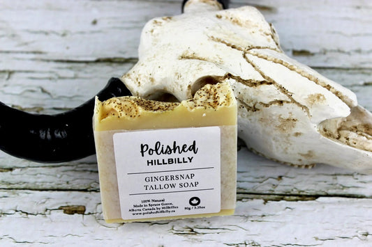 Ginger, Clove & Cinnamon (Gingersnap) Tallow Soap