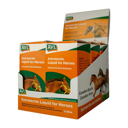 AVL Ivermectin Wormer - 120mL Bottle