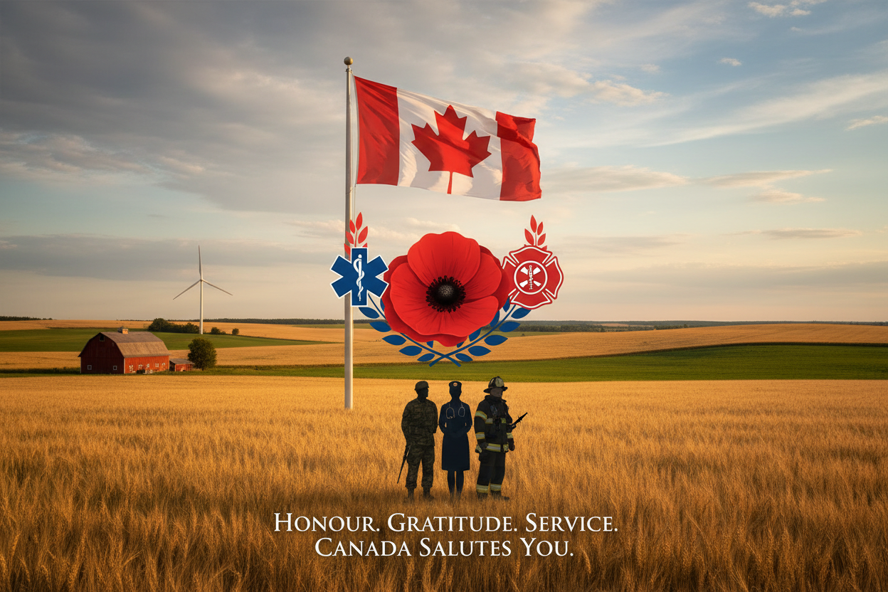 veteran, healthcare worker and first responders day